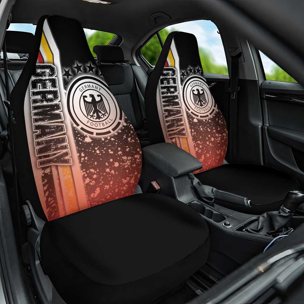 Germany Football Car Seat Cover Die Mannschaft Soccer - Road To Champion - Wonder Print Shop