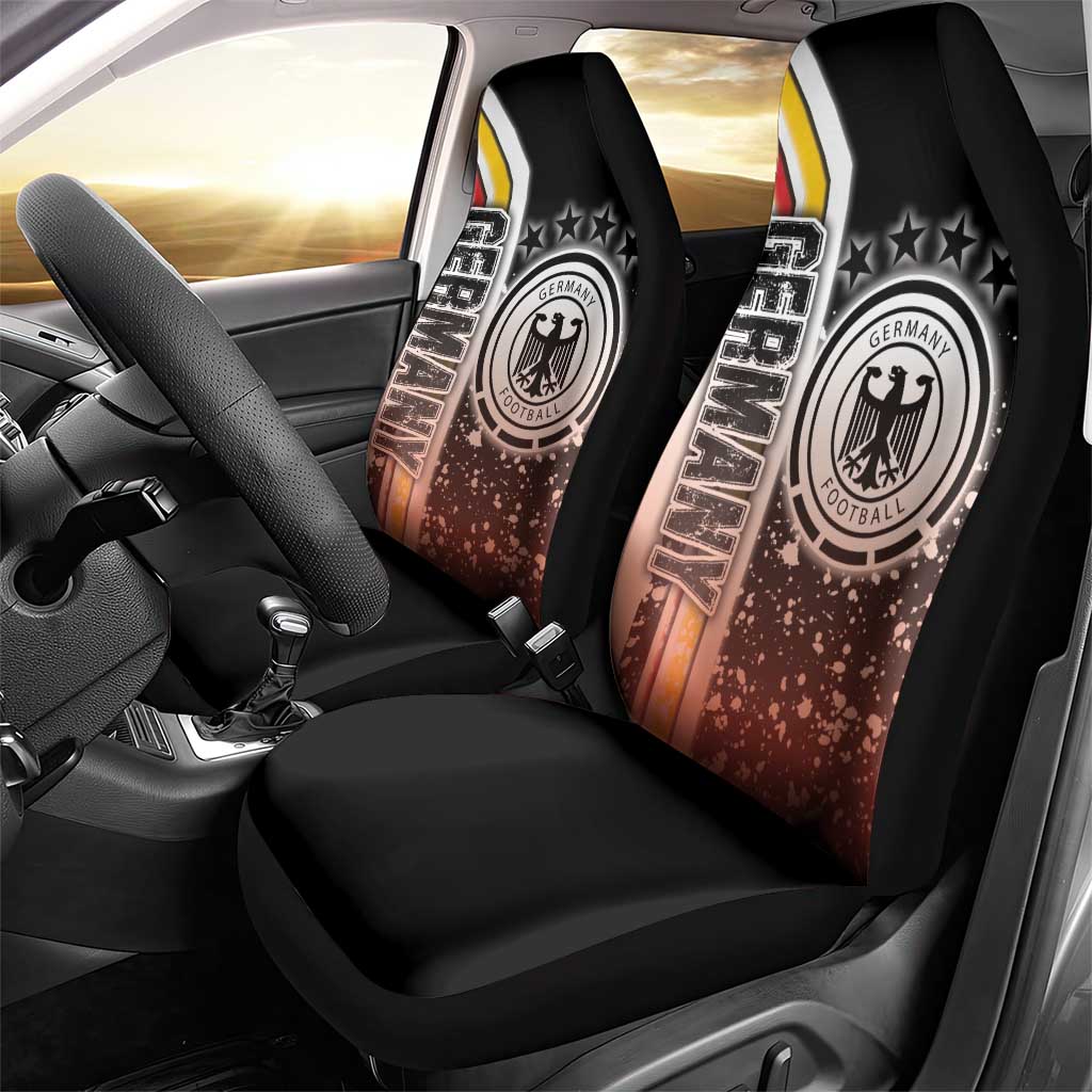 Germany Football Car Seat Cover Die Mannschaft Soccer - Road To Champion - Wonder Print Shop