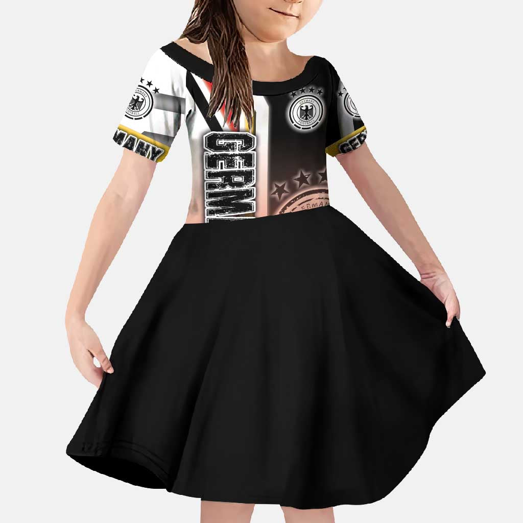 Germany Football Family Matching Long Sleeve Bodycon Dress and Hawaiian Shirt Die Mannschaft Soccer - Road To Champion - Wonder Print Shop