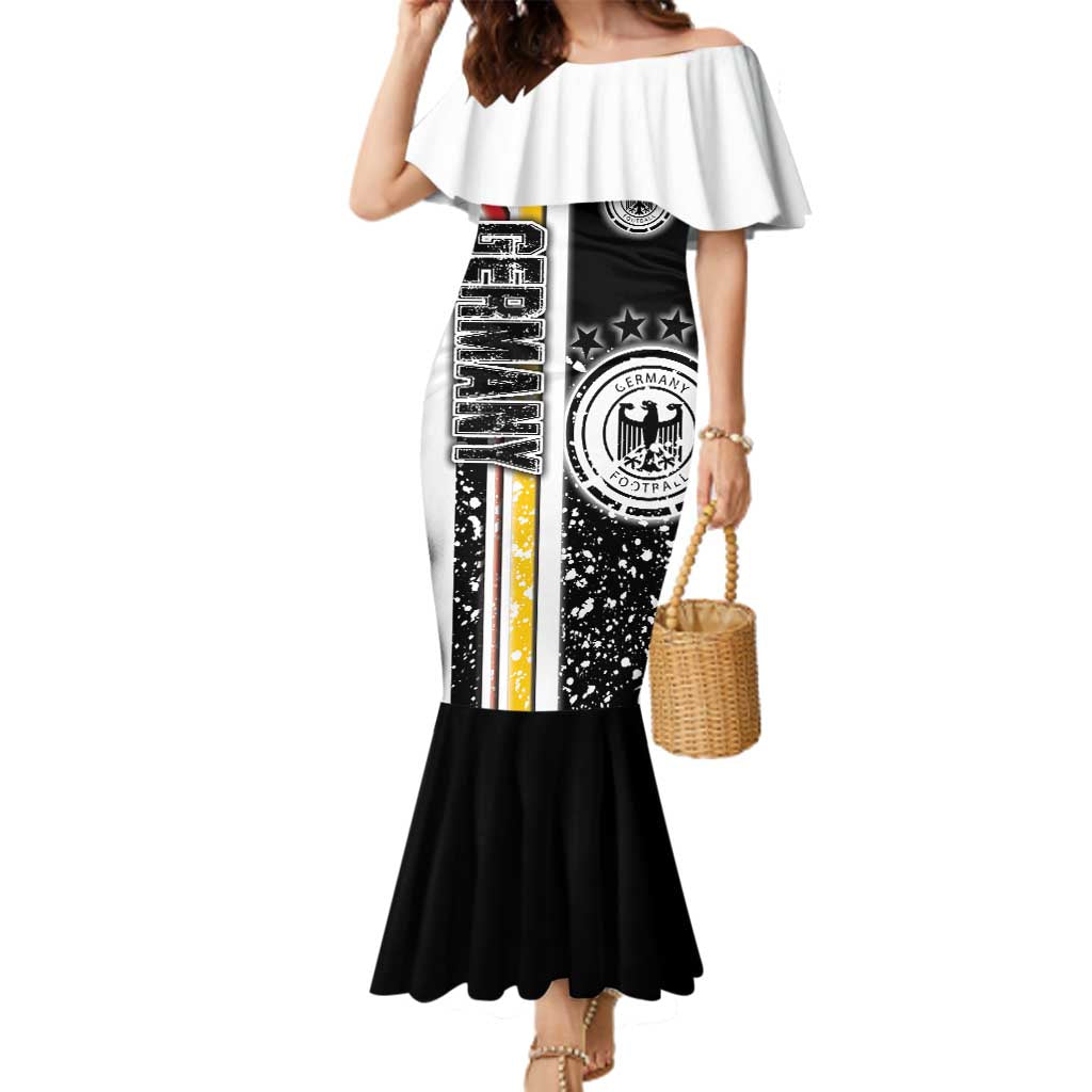 Germany Football Family Matching Mermaid Dress and Hawaiian Shirt Die Mannschaft Soccer - Road To Champion - Wonder Print Shop