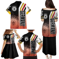 Germany Football Family Matching Puletasi and Hawaiian Shirt Die Mannschaft Soccer - Road To Champion