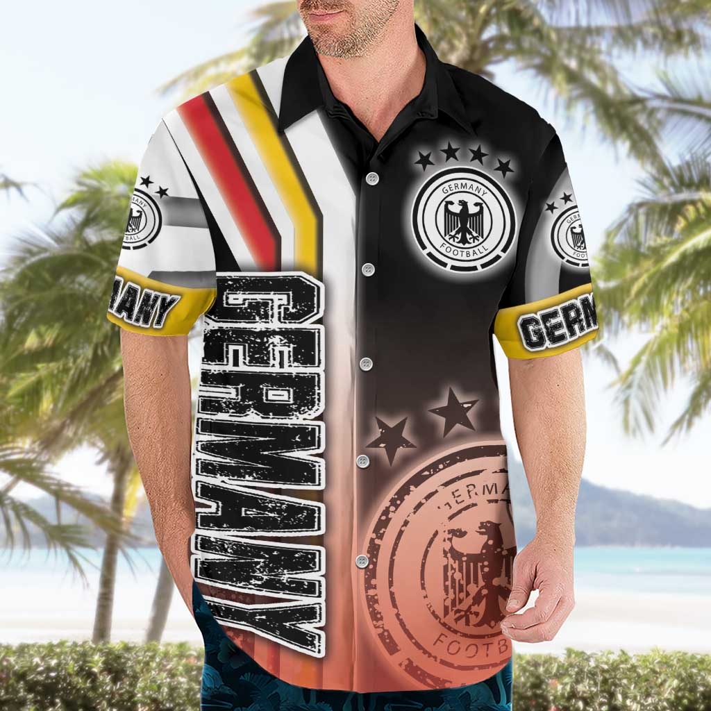 Germany Football Hawaiian Shirt Die Mannschaft Soccer - Road To Champion - Wonder Print Shop