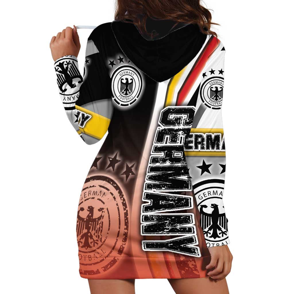 Germany Football Hoodie Dress Die Mannschaft Soccer - Road To Champion - Wonder Print Shop