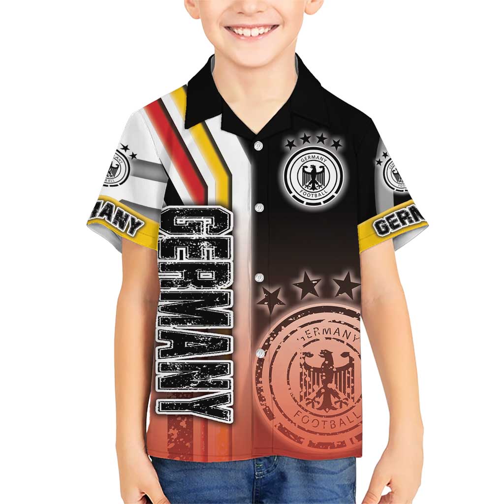 Germany Football Kid Hawaiian Shirt Die Mannschaft Soccer - Road To Champion - Wonder Print Shop