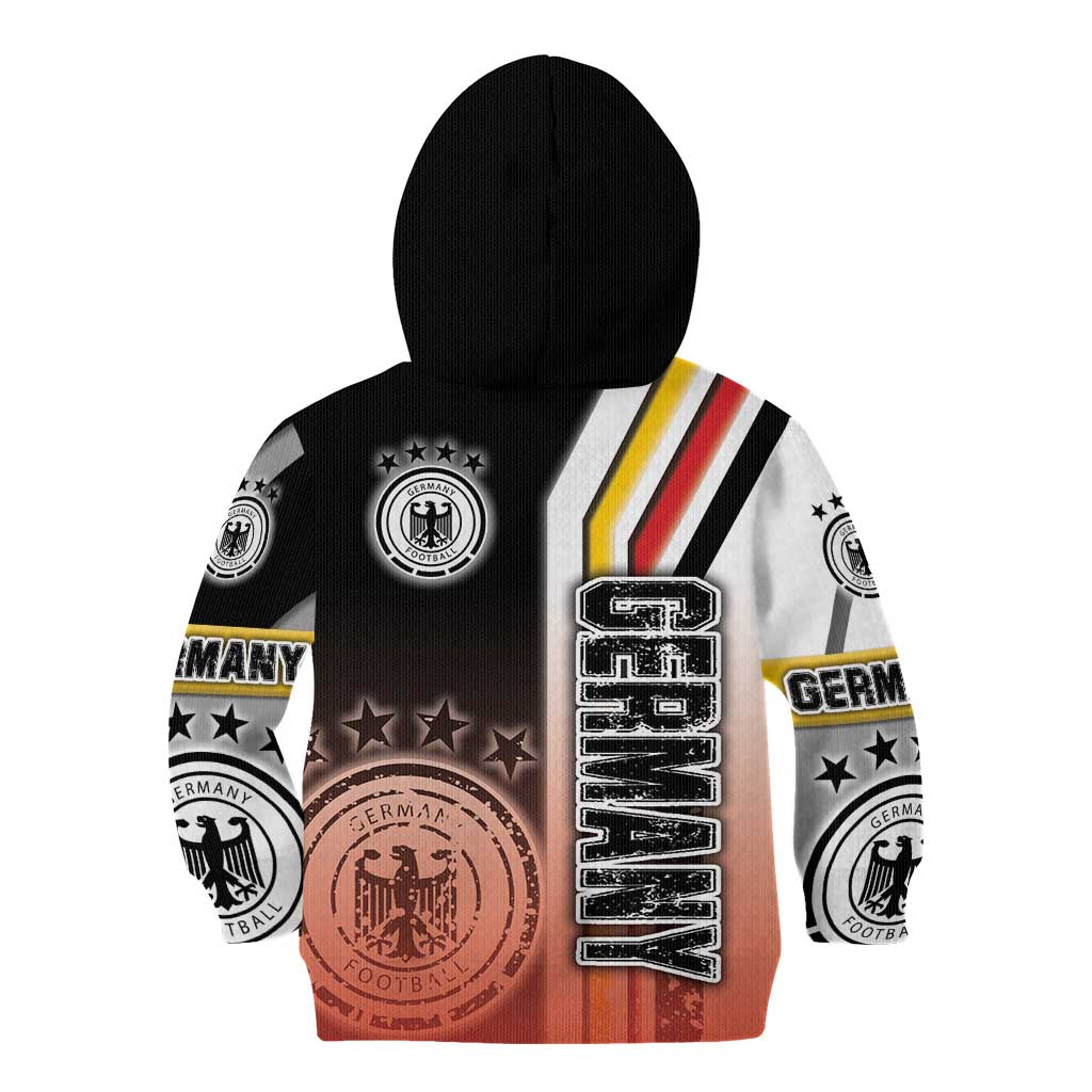 Germany Football Kid Hoodie Die Mannschaft Soccer - Road To Champion - Wonder Print Shop