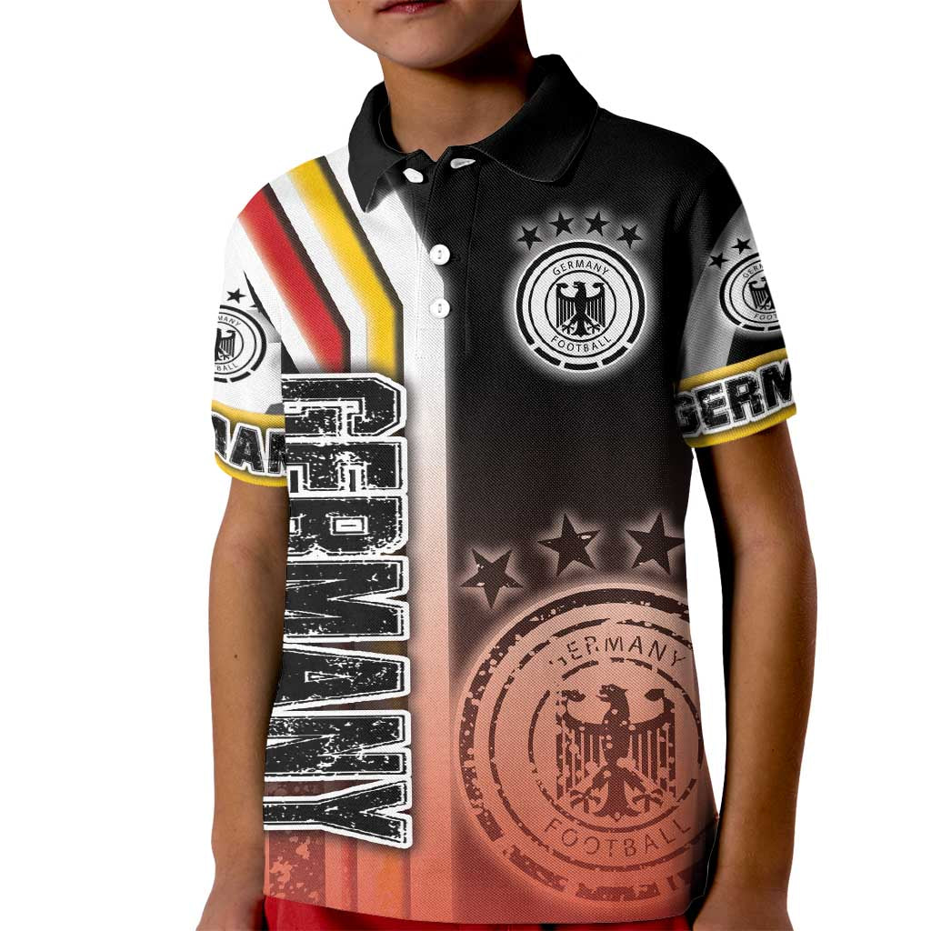 Germany Football Kid Polo Shirt Die Mannschaft Soccer - Road To Champion - Wonder Print Shop