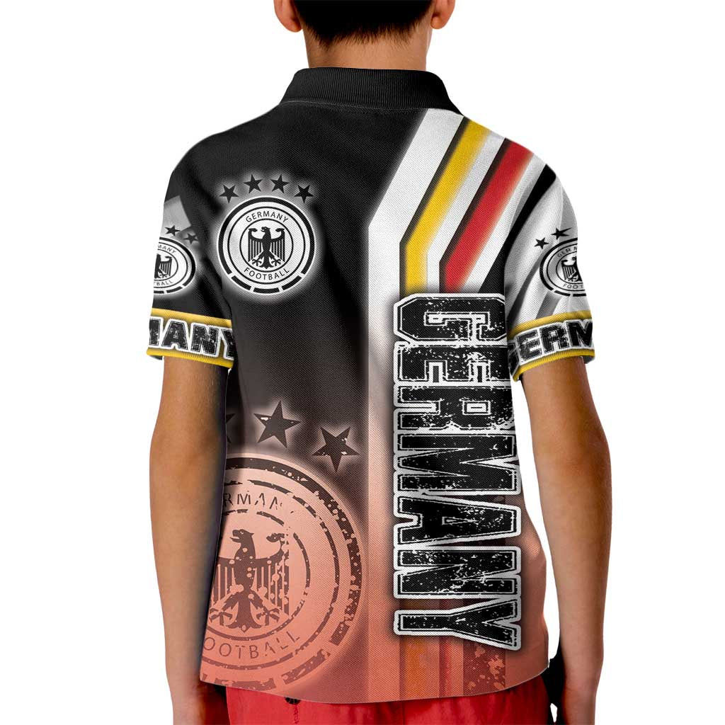 Germany Football Kid Polo Shirt Die Mannschaft Soccer - Road To Champion - Wonder Print Shop