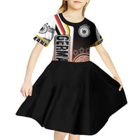 Germany Football Kid Short Sleeve Dress Die Mannschaft Soccer - Road To Champion - Wonder Print Shop