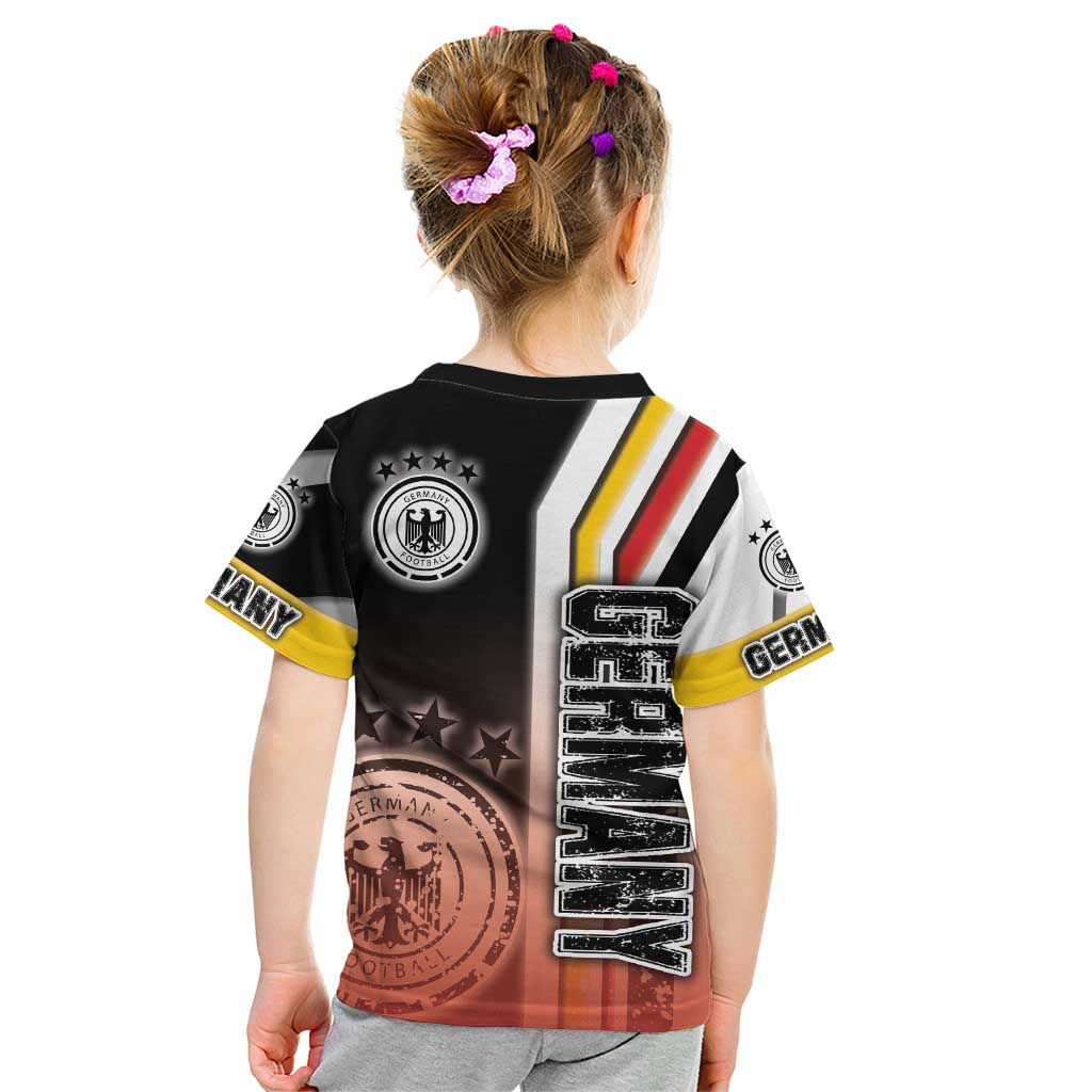 Germany Football Kid T Shirt Die Mannschaft Soccer - Road To Champion - Wonder Print Shop