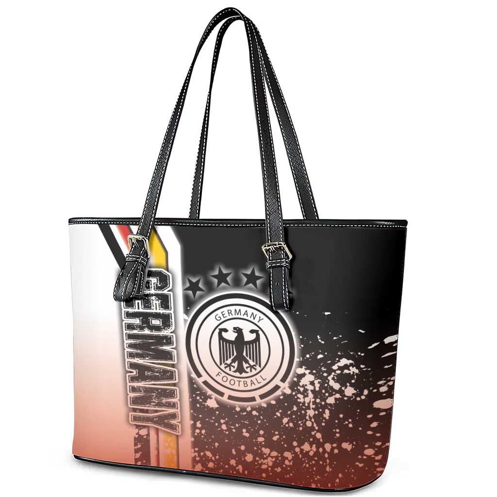 Germany Football Leather Tote Bag Die Mannschaft Soccer - Road To Champion