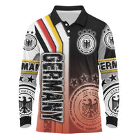 Germany Football Long Sleeve Polo Shirt Die Mannschaft Soccer - Road To Champion - Wonder Print Shop