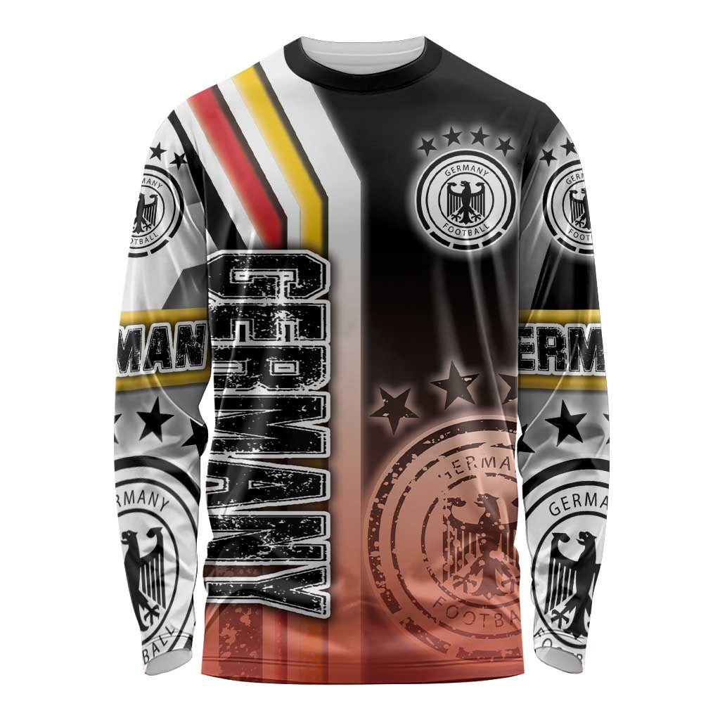 Germany Football Long Sleeve Shirt Die Mannschaft Soccer - Road To Champion - Wonder Print Shop