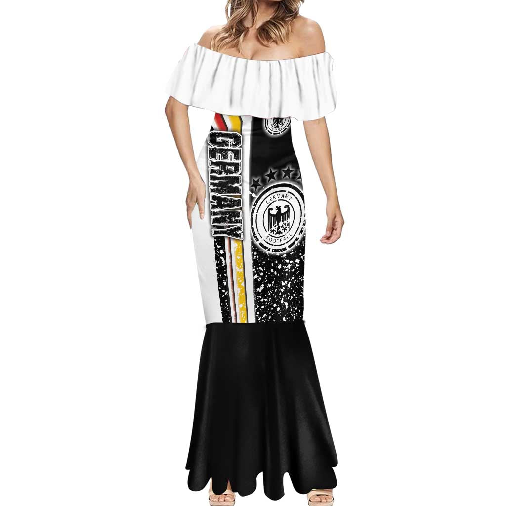 Germany Football Mermaid Dress Die Mannschaft Soccer - Road To Champion - Wonder Print Shop