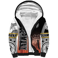 Germany Football Sherpa Hoodie Die Mannschaft Soccer - Road To Champion - Wonder Print Shop