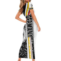 Germany Football Short Sleeve Bodycon Dress Die Mannschaft Soccer - Road To Champion - Wonder Print Shop