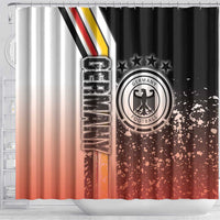 Germany Football Shower Curtain Die Mannschaft Soccer - Road To Champion - Wonder Print Shop
