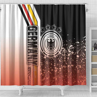 Germany Football Shower Curtain Die Mannschaft Soccer - Road To Champion - Wonder Print Shop