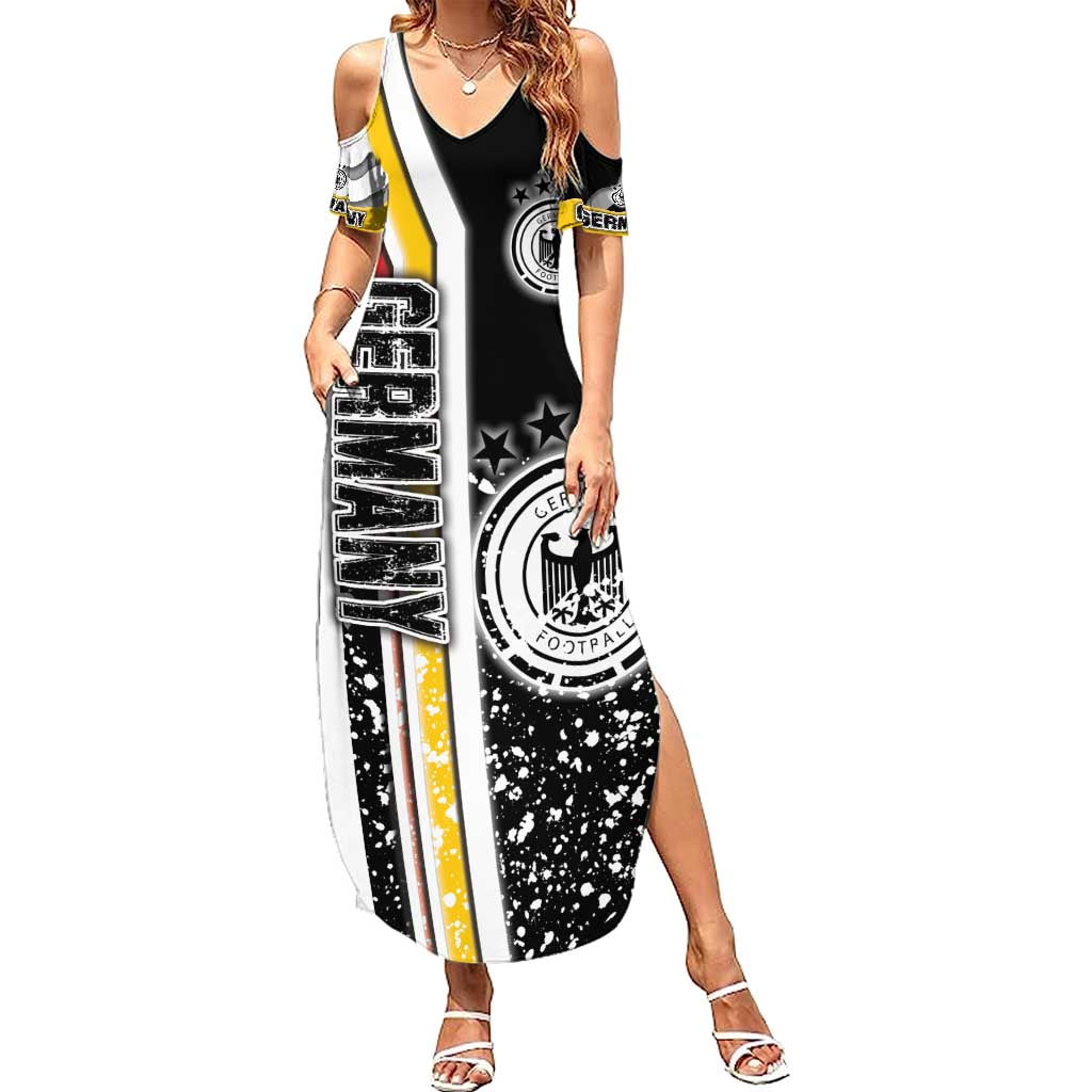Germany Football Summer Maxi Dress Die Mannschaft Soccer - Road To Champion - Wonder Print Shop