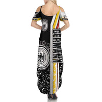 Germany Football Summer Maxi Dress Die Mannschaft Soccer - Road To Champion - Wonder Print Shop