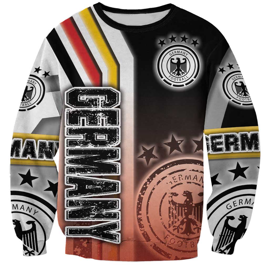 Germany Football Sweatshirt Die Mannschaft Soccer - Road To Champion - Wonder Print Shop