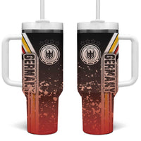Germany Football Tumbler With Handle Die Mannschaft Soccer - Road To Champion - Wonder Print Shop
