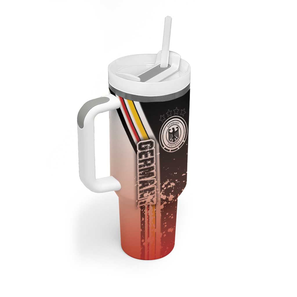 Germany Football Tumbler With Handle Die Mannschaft Soccer - Road To Champion - Wonder Print Shop