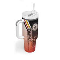 Germany Football Tumbler With Handle Die Mannschaft Soccer - Road To Champion - Wonder Print Shop
