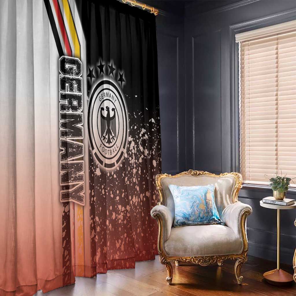 Germany Football Window Curtain Die Mannschaft Soccer - Road To Champion - Wonder Print Shop