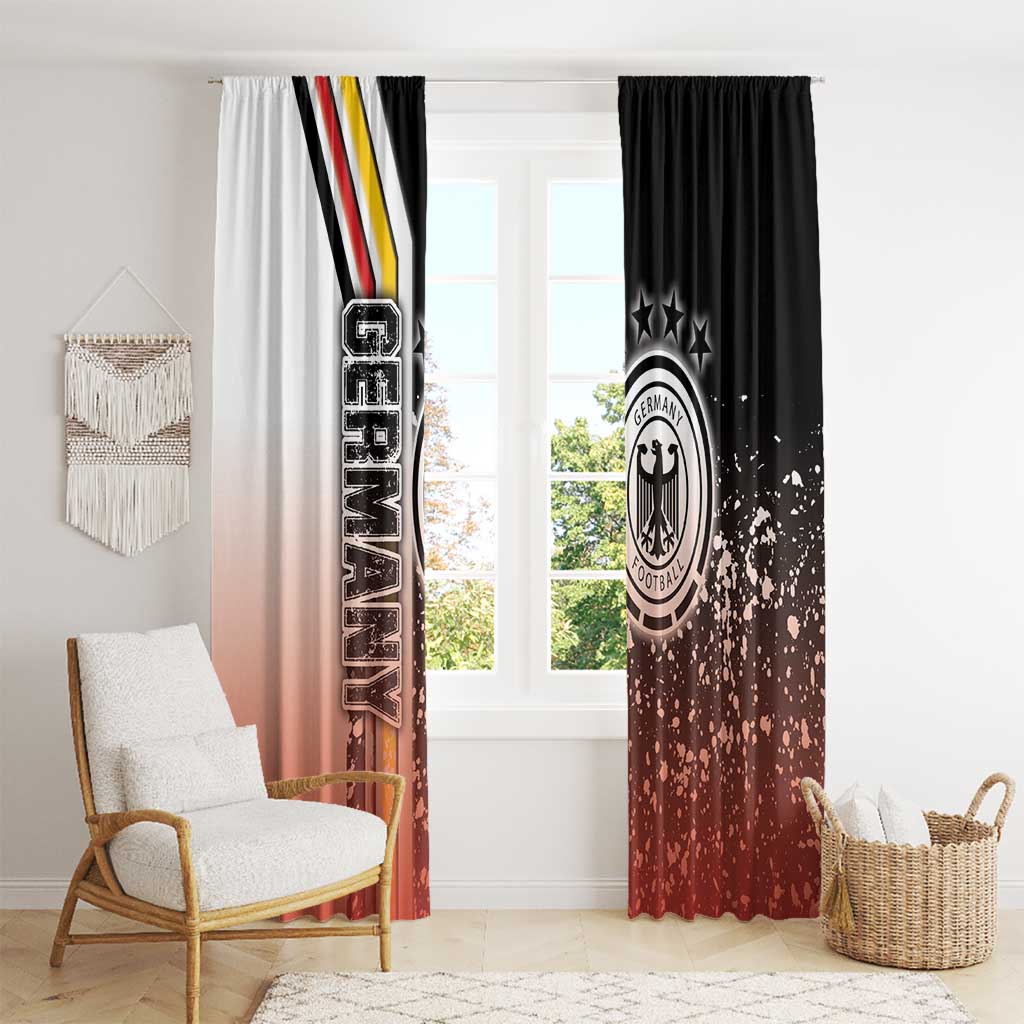 Germany Football Window Curtain Die Mannschaft Soccer - Road To Champion - Wonder Print Shop