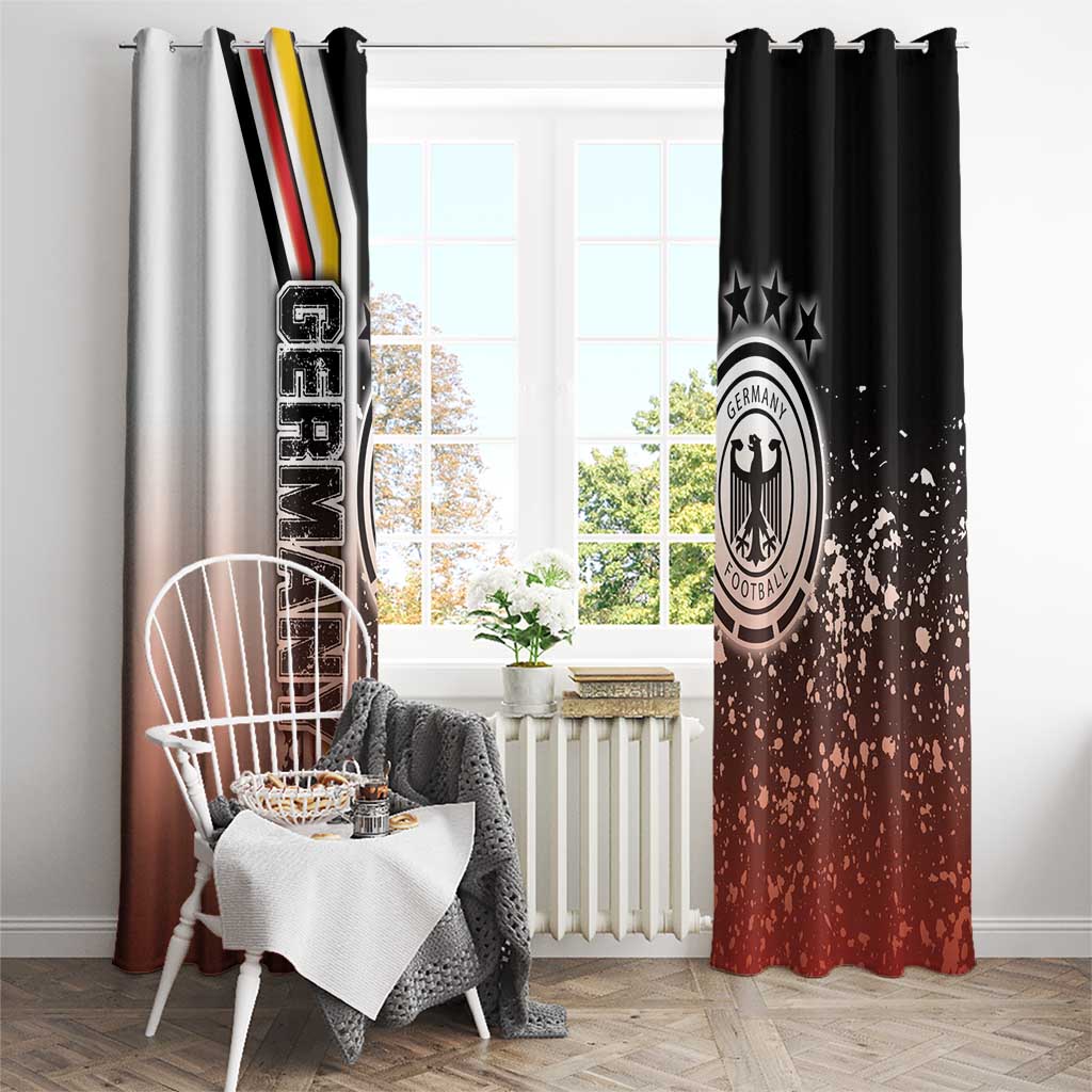 Germany Football Window Curtain Die Mannschaft Soccer - Road To Champion - Wonder Print Shop