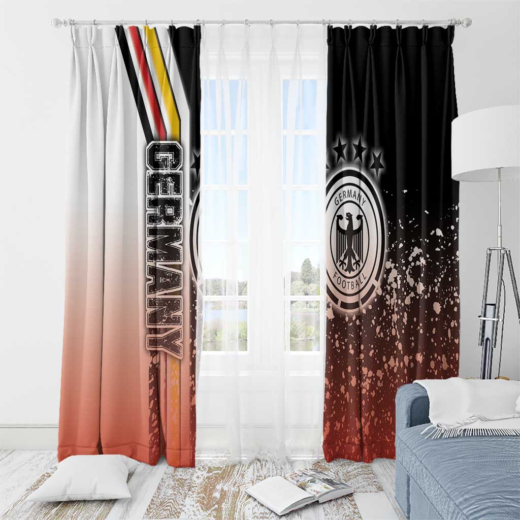 Germany Football Window Curtain Die Mannschaft Soccer - Road To Champion - Wonder Print Shop