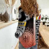 Germany Football Women Casual Shirt Die Mannschaft Soccer - Road To Champion - Wonder Print Shop