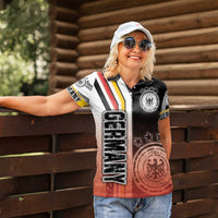 Germany Football Women Polo Shirt Die Mannschaft Soccer - Road To Champion - Wonder Print Shop