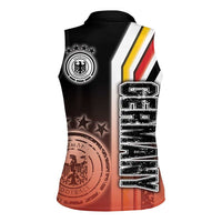 Germany Football Women Sleeveless Polo Shirt Die Mannschaft Soccer - Road To Champion - Wonder Print Shop