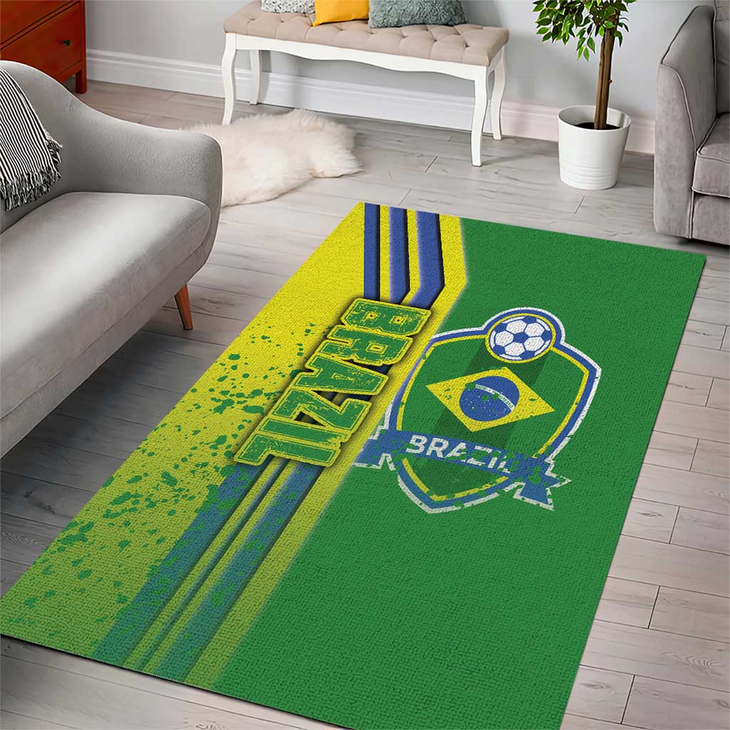 Brazil Football Area Rug Selecao Soccer - Road To Champion