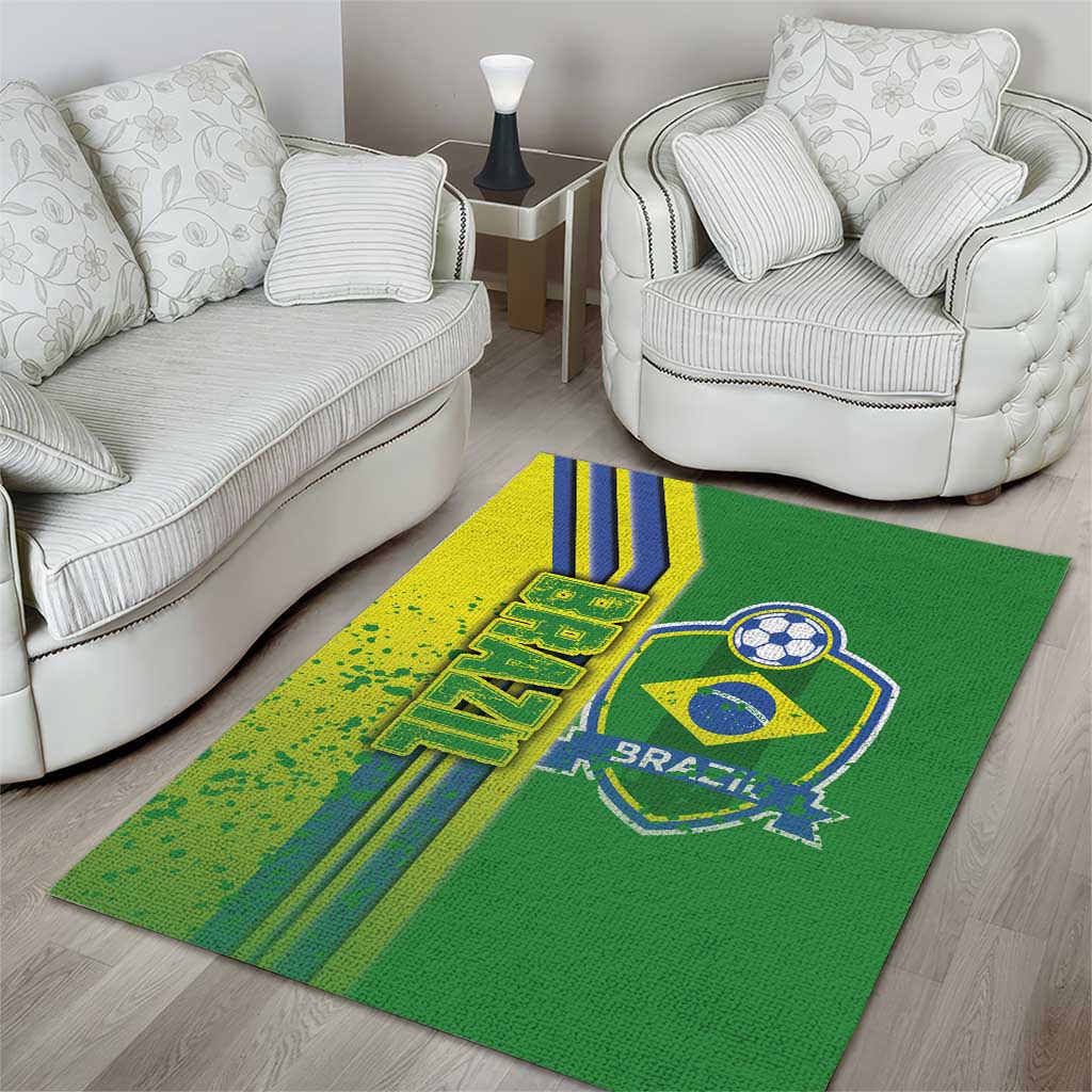 Brazil Football Area Rug Selecao Soccer - Road To Champion