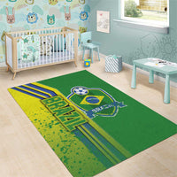 Brazil Football Area Rug Selecao Soccer - Road To Champion