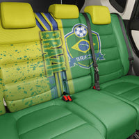 Brazil Football Back Car Seat Cover Selecao Soccer - Road To Champion