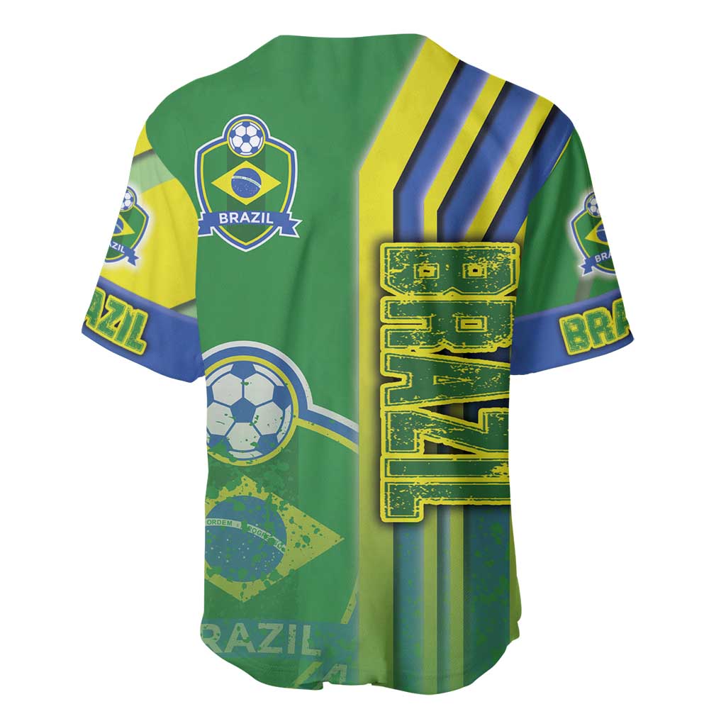 Brazil Football Baseball Jersey Selecao Soccer - Road To Champion