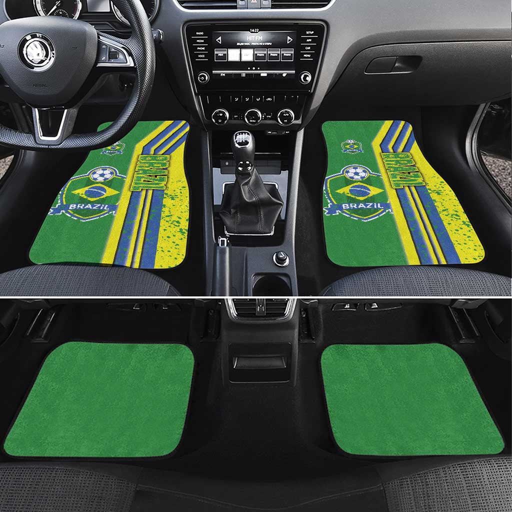 Brazil Football Car Mats Selecao Soccer - Road To Champion - Wonder Print Shop