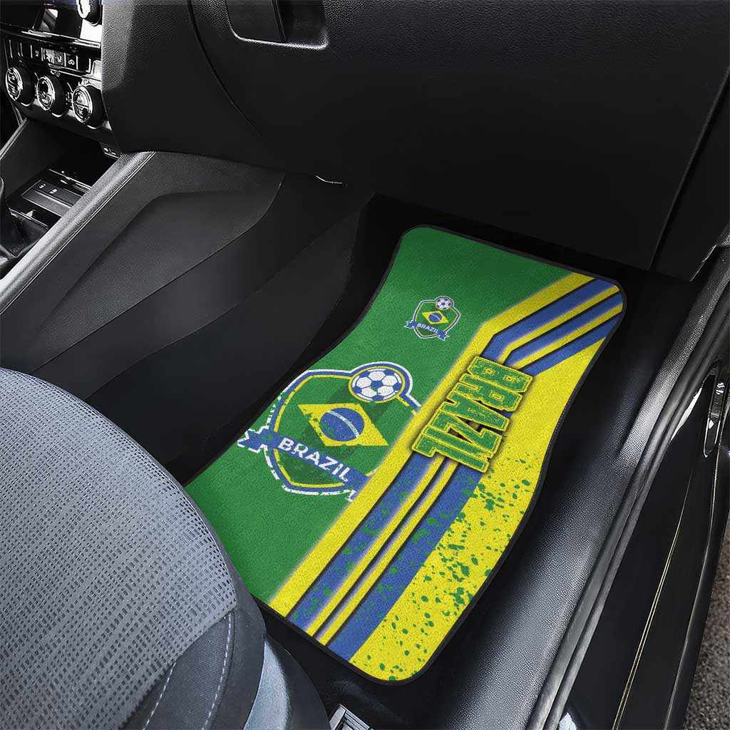 Brazil Football Car Mats Selecao Soccer - Road To Champion - Wonder Print Shop