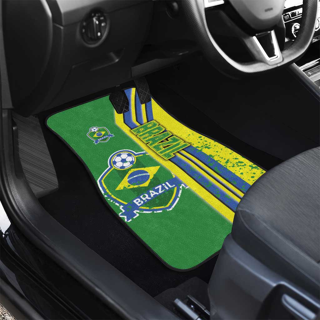 Brazil Football Car Mats Selecao Soccer - Road To Champion - Wonder Print Shop