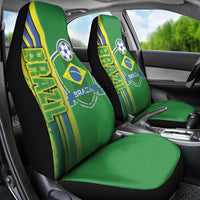 Brazil Football Car Seat Cover Selecao Soccer - Road To Champion - Wonder Print Shop