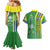 Brazil Football Couples Matching Mermaid Dress and Hawaiian Shirt Selecao Soccer - Road To Champion