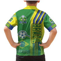 Brazil Football Family Matching Mermaid Dress and Hawaiian Shirt Selecao Soccer - Road To Champion - Wonder Print Shop