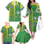 Brazil Football Family Matching Off The Shoulder Long Sleeve Dress and Hawaiian Shirt Selecao Soccer - Road To Champion