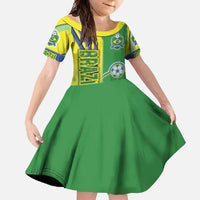 Brazil Football Family Matching Off Shoulder Maxi Dress and Hawaiian Shirt Selecao Soccer - Road To Champion - Wonder Print Shop