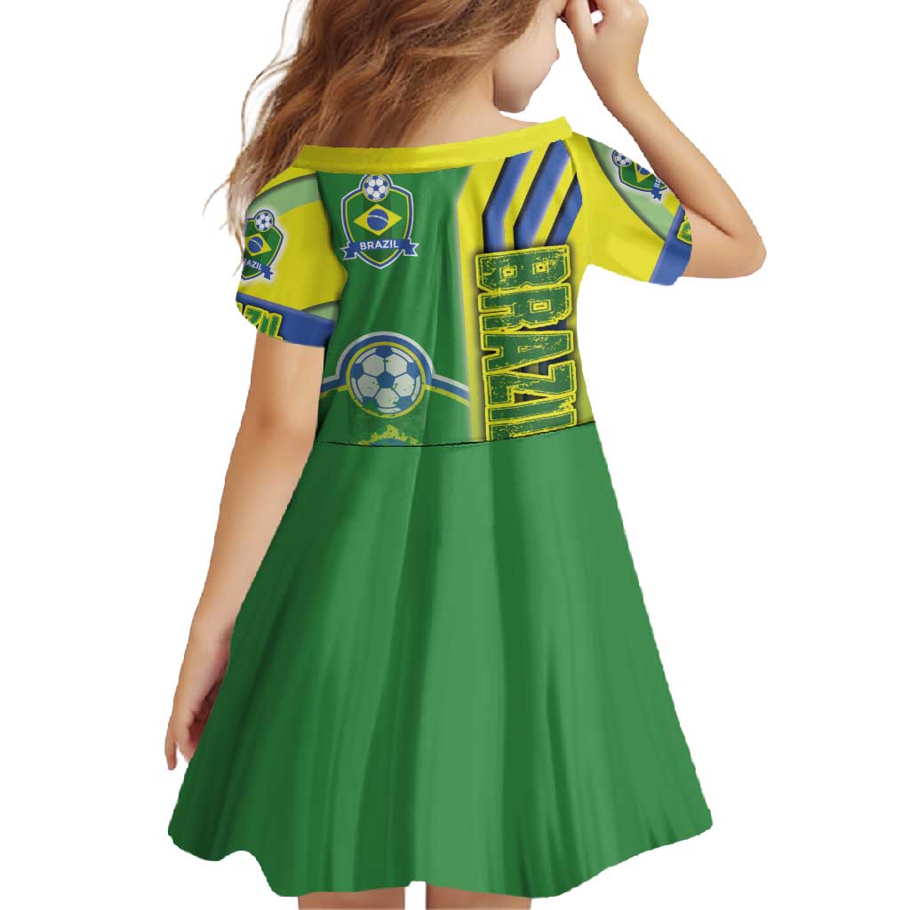 Brazil Football Family Matching Off Shoulder Maxi Dress and Hawaiian Shirt Selecao Soccer - Road To Champion - Wonder Print Shop