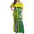 Brazil Football Family Matching Off Shoulder Maxi Dress and Hawaiian Shirt Selecao Soccer - Road To Champion - Wonder Print Shop