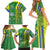 Brazil Football Family Matching Short Sleeve Bodycon Dress and Hawaiian Shirt Selecao Soccer - Road To Champion - Wonder Print Shop